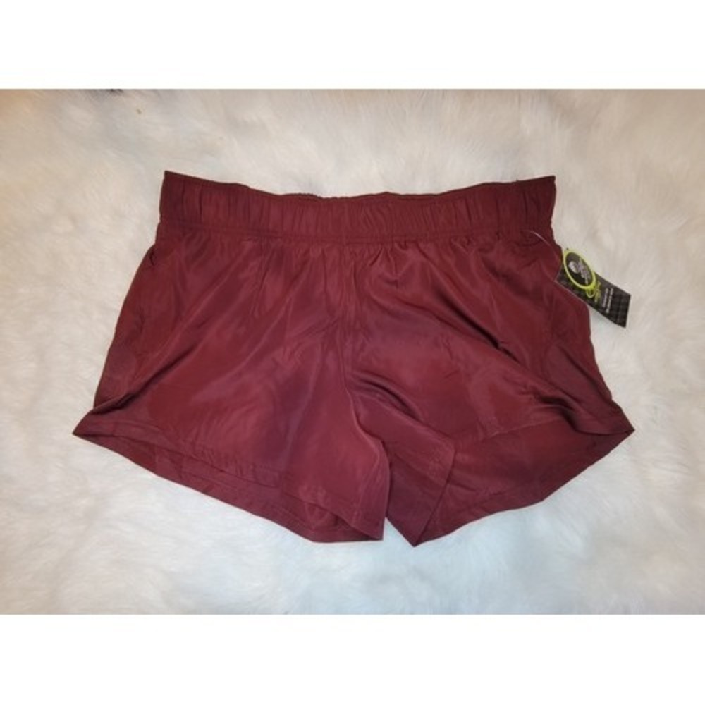 Athletic Works Women's 5" Active‎ Running Shorts Maroon Size XXL 20 2XL